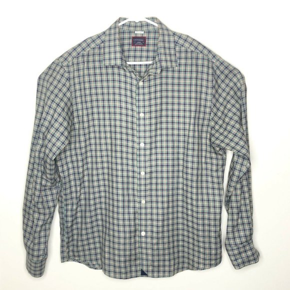 UNTUCKit Other - UNTUCKIT Men's Long Sleeve Large Shirt Navy Green